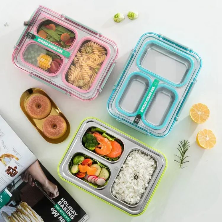 3-Compartment Bento Box - Ideal for Kids & Adults – Munchcase