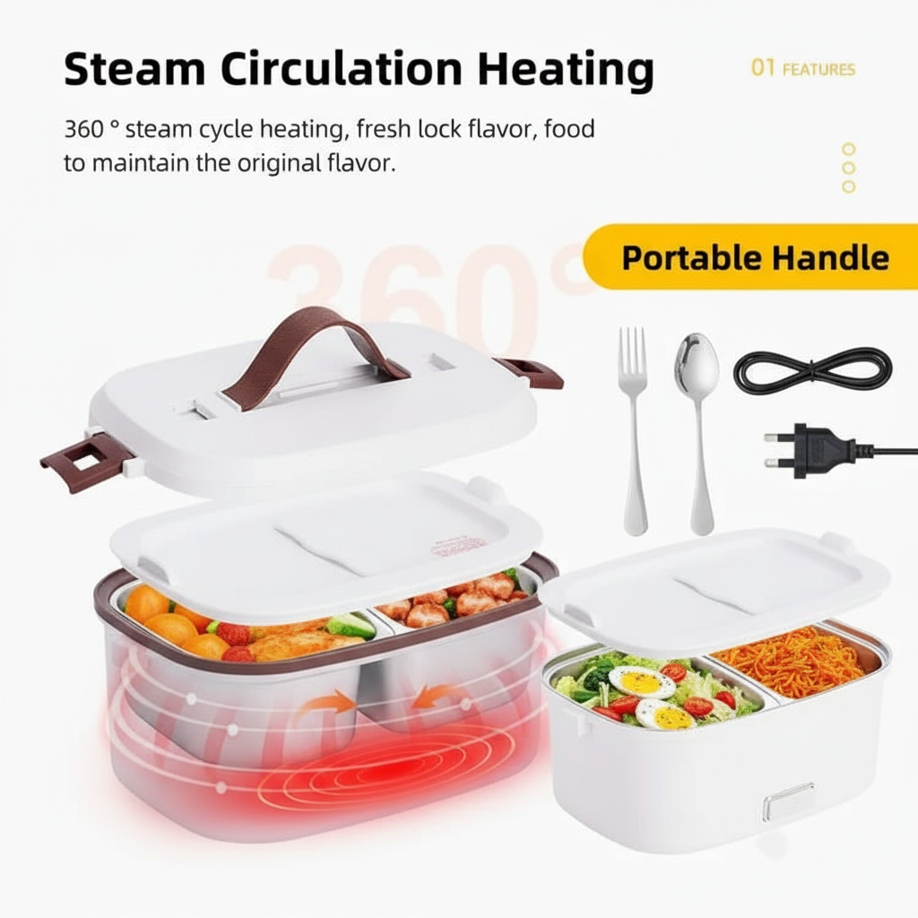 Electric Lunch Box Food Heater