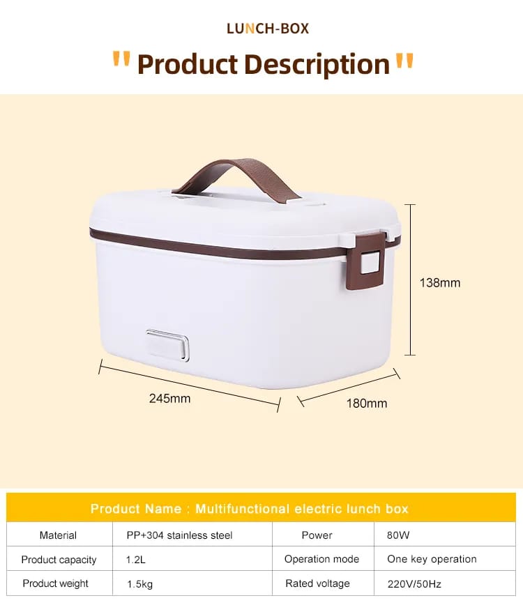 Electric Lunch Box Food Heater